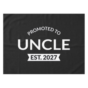 Promoted To Uncle Est 2027 New Uncle II Tablecloth