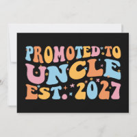 Promoted To Uncle Est 2027 New Uncle