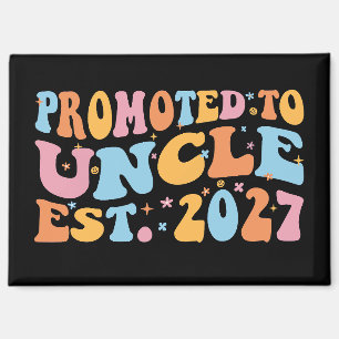 Promoted To Uncle Est 2027 New Uncle Magnet