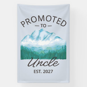 Promoted To Uncle Est 2027 New Uncle VI Banner