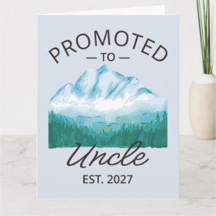 Promoted To Uncle Est 2027 New Uncle VI Card