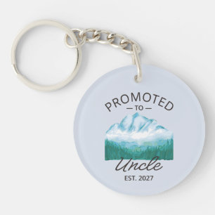 Promoted To Uncle Est 2027 New Uncle VI Keychain