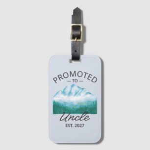 Promoted To Uncle Est 2027 New Uncle VI Luggage Tag