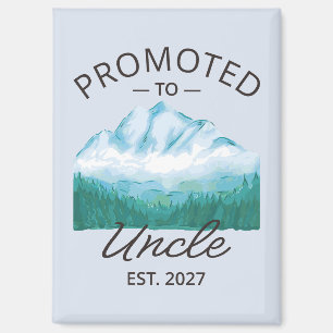 Promoted To Uncle Est 2027 New Uncle VI Magnet