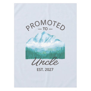 Promoted To Uncle Est 2027 New Uncle VI Tablecloth