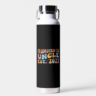 Promoted To Uncle Est 2027 New Uncle Water Bottle
