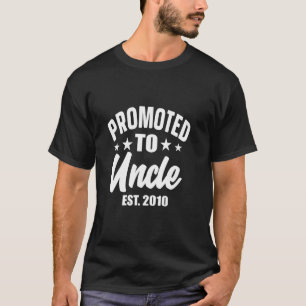 Promoted To Uncle Promoted To Uncle est 2010 Vinta T-Shirt