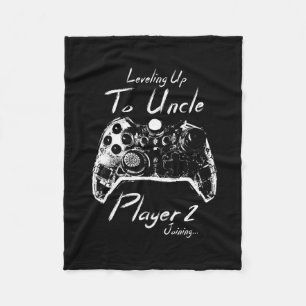 Promoted Uncle Est. Soon To Be Uncle  Fleece Blanket