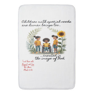 Promoting Children with Special Needs Bath Mat