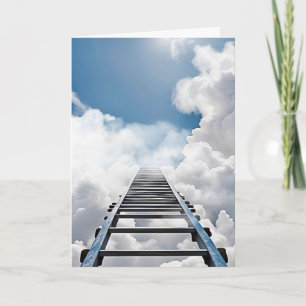 Promotion Congratulations Ladder in Sky Card
