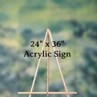 Promotion de Marque Simple 24" x 36"