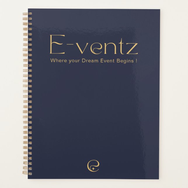 Promotion Marine Blue & Gold Logo Marketing (Devant)