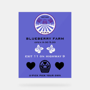 Promotion U-Pick Blueberry Farm