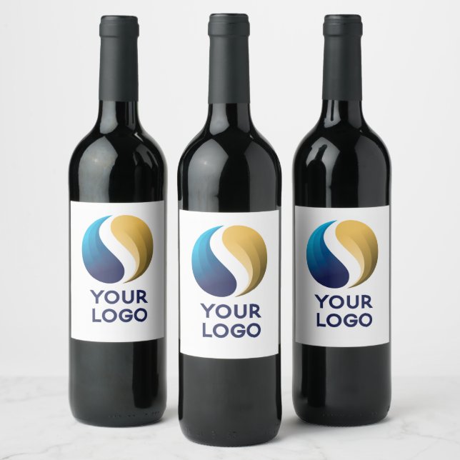 Promotional Add Your Own Logo Corporate Wine Label (Bottles)