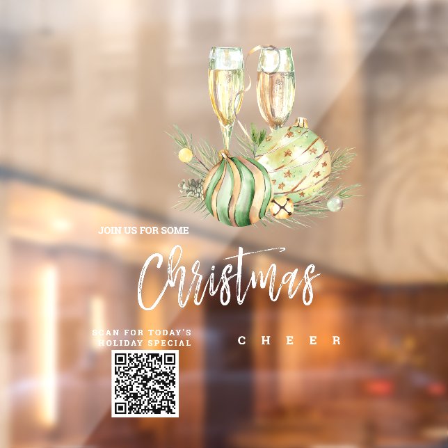 *~* Promotional AP20 Christmas Cheer QR Window Cling (Sheet 2)