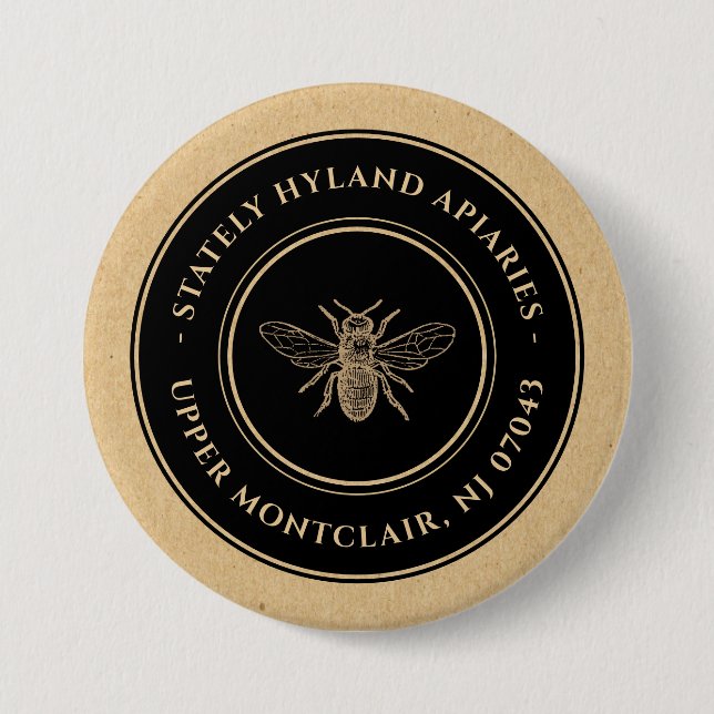 Promotional Apiary Button (Front)