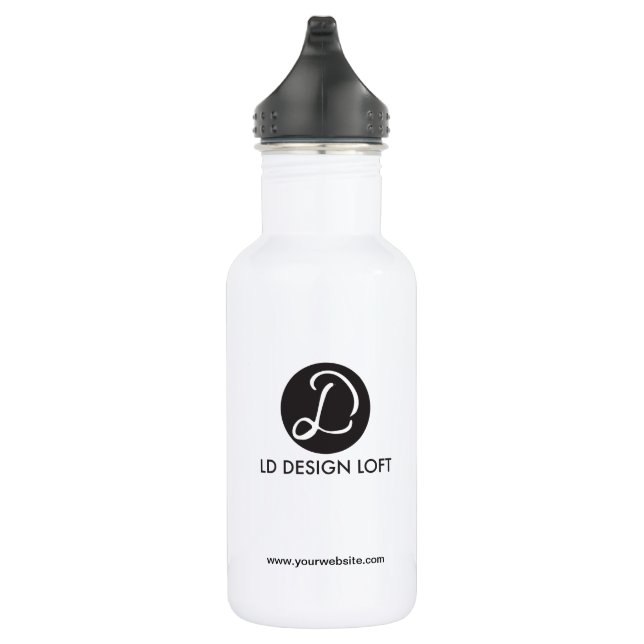 Promotional Branded With Your logo and website 532 Ml Water Bottle (Right)