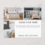 Promotional Business 3 Photo Banner & Text Flyer<br><div class="desc">A minimalist simple business flyer that allows you to customize your business 3 photos,  business title,  business description,  business contact details. A perfect business flyer template for all types of businesses. Customize this professional business flyer and make it your own!</div>