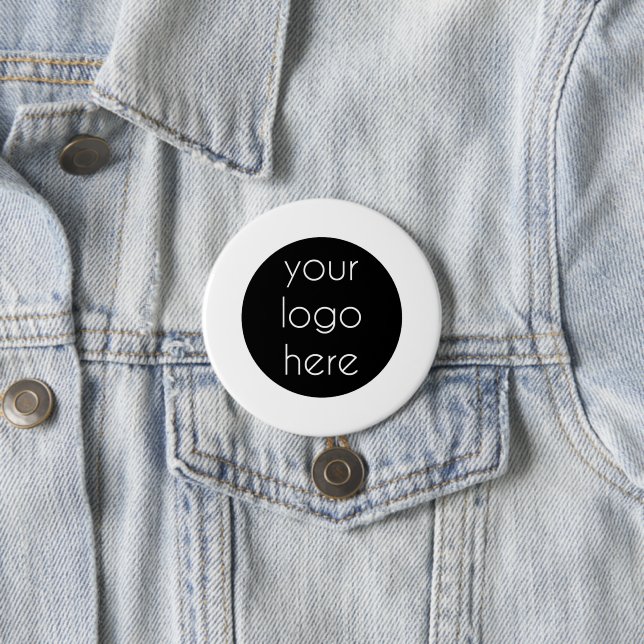 Promotional Business Company Logo Customer Gifts   3 Inch Round Button (In Situ)
