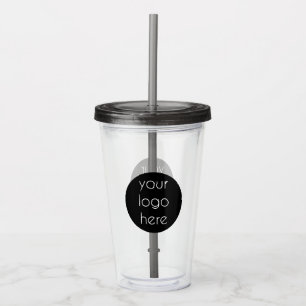 Promotional Business Company Logo Customer Gifts Acrylic Tumbler