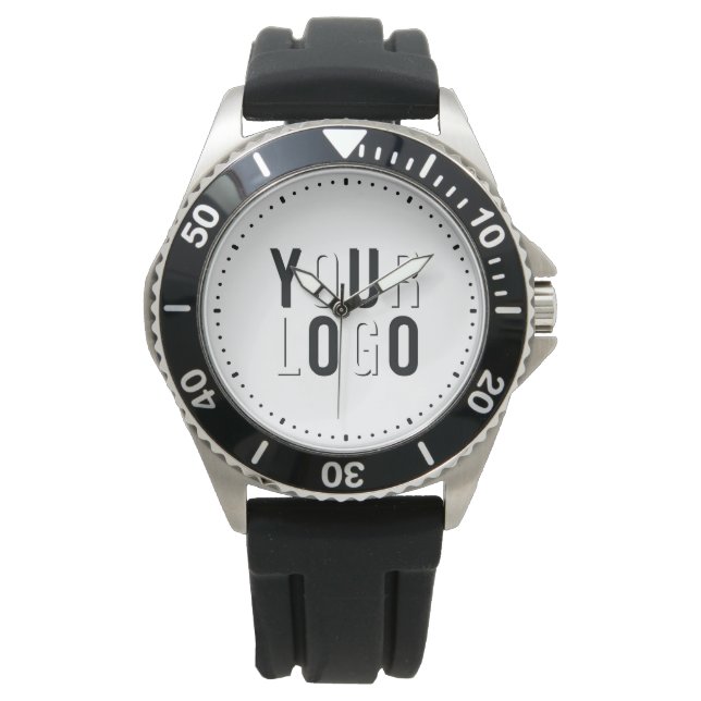 Promotional Business Company Logo Watch (Front)