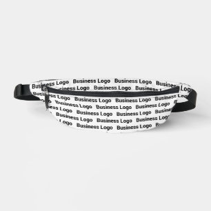 Promotional Business Logo Black White Pattern  Fanny Pack