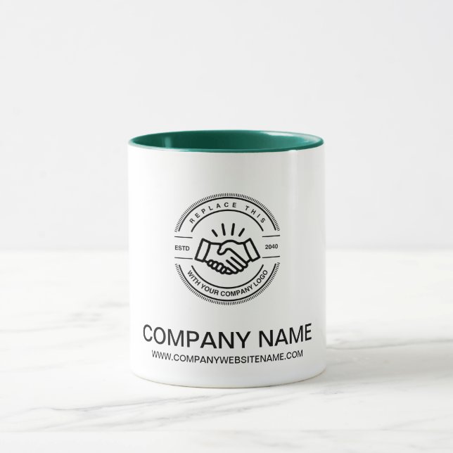 Promotional Business Logo Custom Inside Colour Mug (Center)