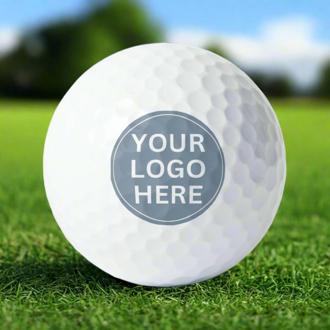 Promotional Business Logo Dusty Blue branded  Golf Balls (Creator Uploaded)