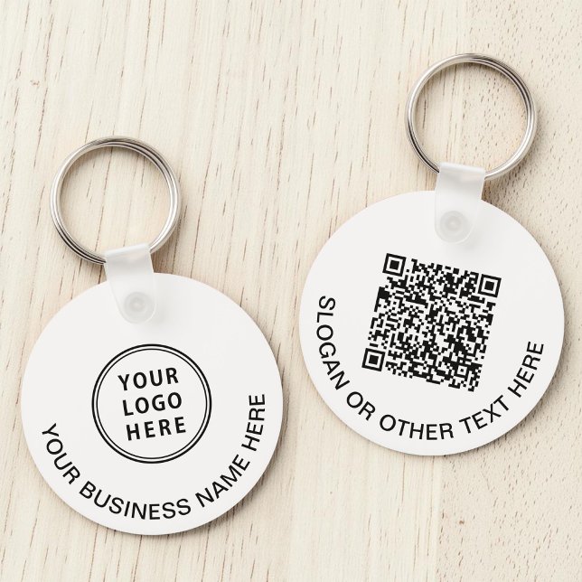 Promotional Business Logo QR Code Keychain (Promotional Business Logo QR Code Keychain)