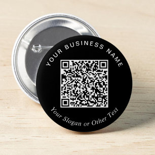 Promotional Business QR Code Black Pin