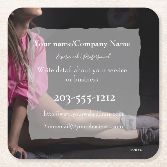 Promotional Coaster you customize - HAMbyWG (Front)