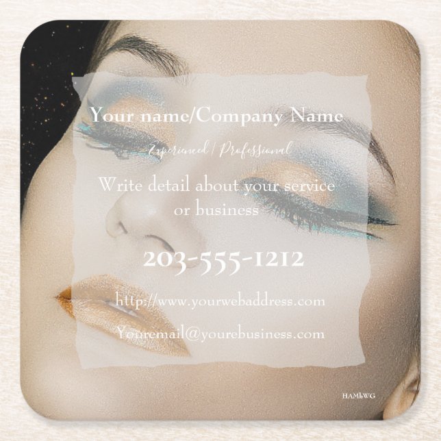 Promotional Coaster you customize - HAMbyWG (Front)
