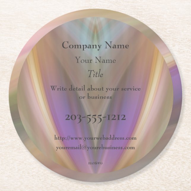 Promotional Coaster you customize - HAMbyWG (Front)