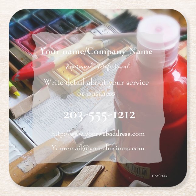 Promotional Coaster you customize - HAMbyWG (Front)
