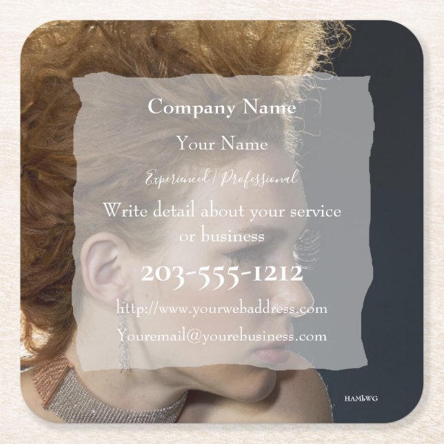 Promotional Coaster you customize - HAMbyWG (Front)