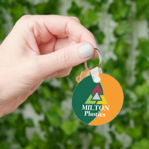 Promotional Company Logo Keychain