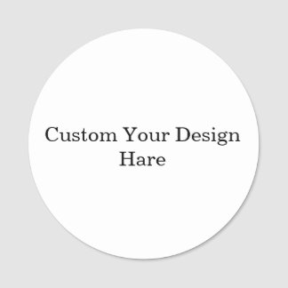 promotional Custom Simple your Logo 3" Round Name Tag