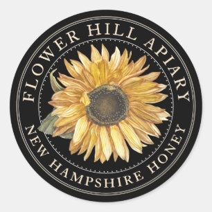 Promotional Honey Jar Lid Label or Party Favour