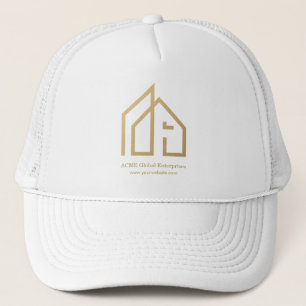 Promotional Item Modern Real Estate Custom Logo Trucker Hat