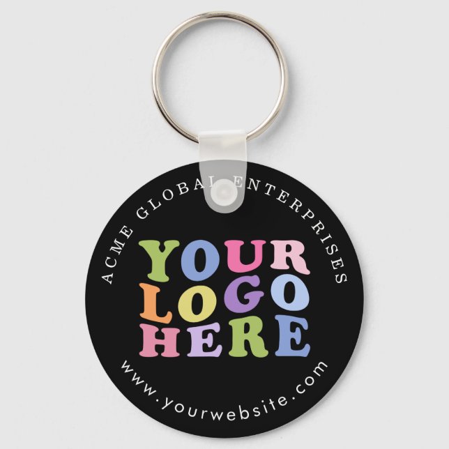 Promotional Items No Minimum Add Your Logo Keychai Keychain (Front)