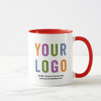 Promotional Items No Minimum, Colour Logo Mugs