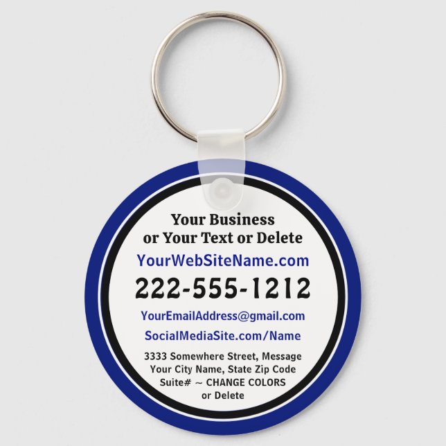 Promotional Keychain with LOGO, QR CODE or PHOTO   (Front)