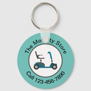 Promotional Keychains For A Scooter Mobility Store