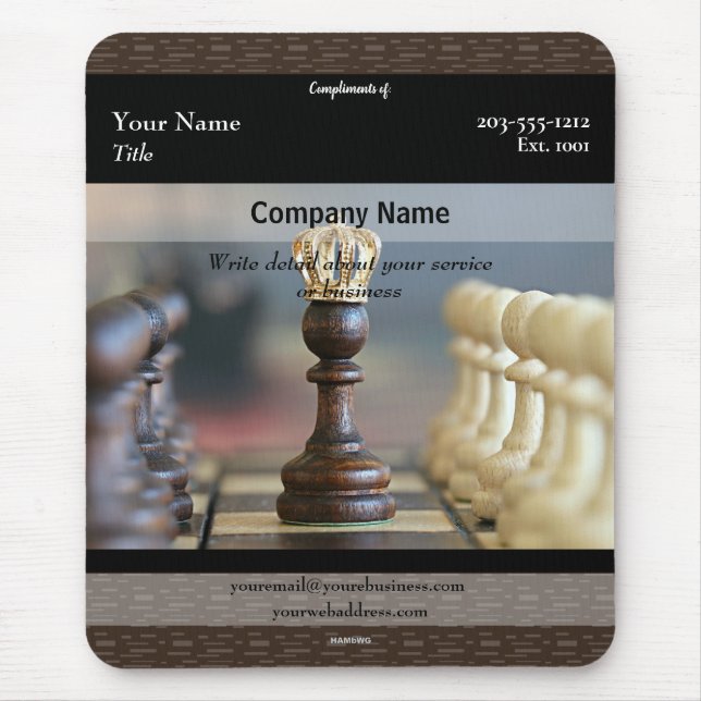 Promotional Mousepad Chess - HAMbyWG (Front)