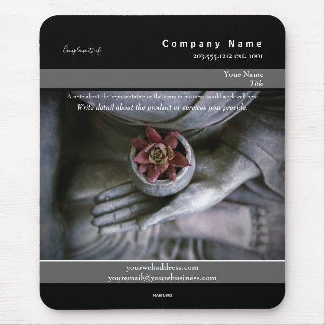 Promotional Mousepad Lily Pods Theme - HAMbyWG (Front)