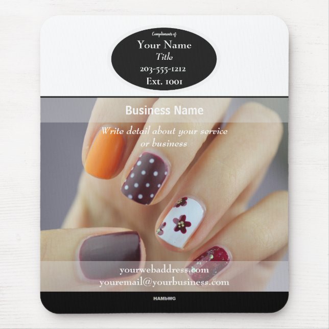Promotional Mousepad Manicure - HAMbyWG (Front)