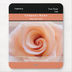 Promotional Mousepad Peach Rose - HAMbyWG