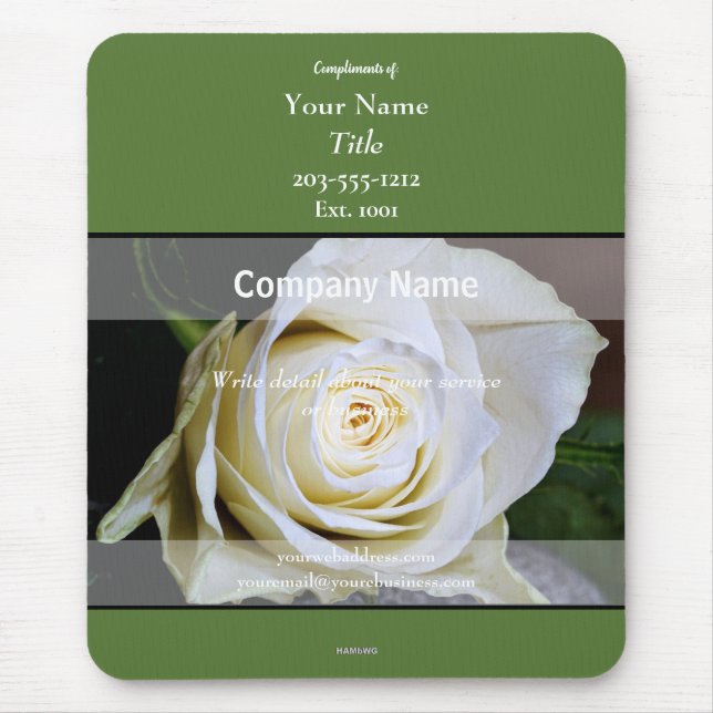 Promotional Mousepad Rose Theme - HAMbyWG (Front)
