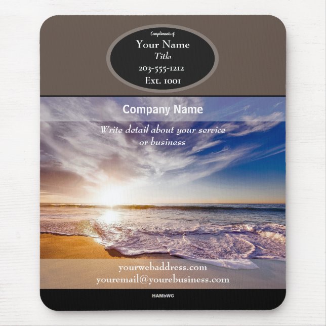 Promotional Mousepad Shore - HAMbyWG (Front)