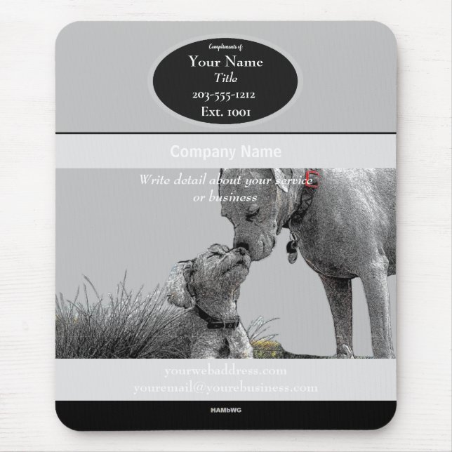 Promotional Mousepad Veterinarian HAMbyWG  (Front)